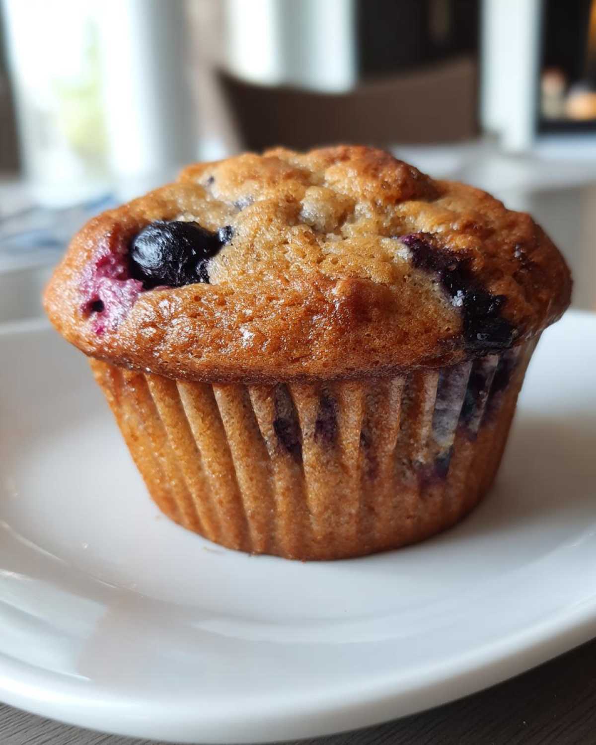Banana Blueberry Muffins - detail 4