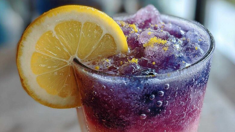 Blueberry Lemon Drop Slushies