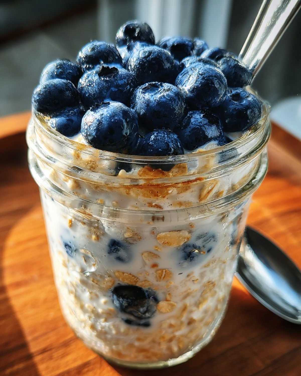 Blueberry Overnight Oats - detail 1