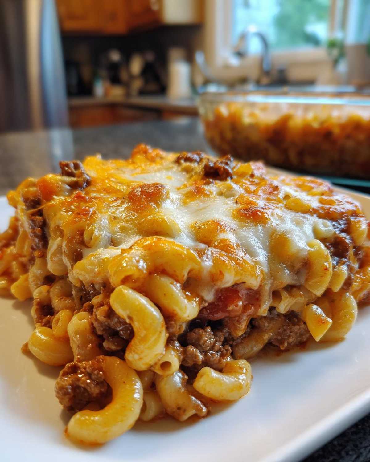 Cheesy Hamburger Casserole - detail 1