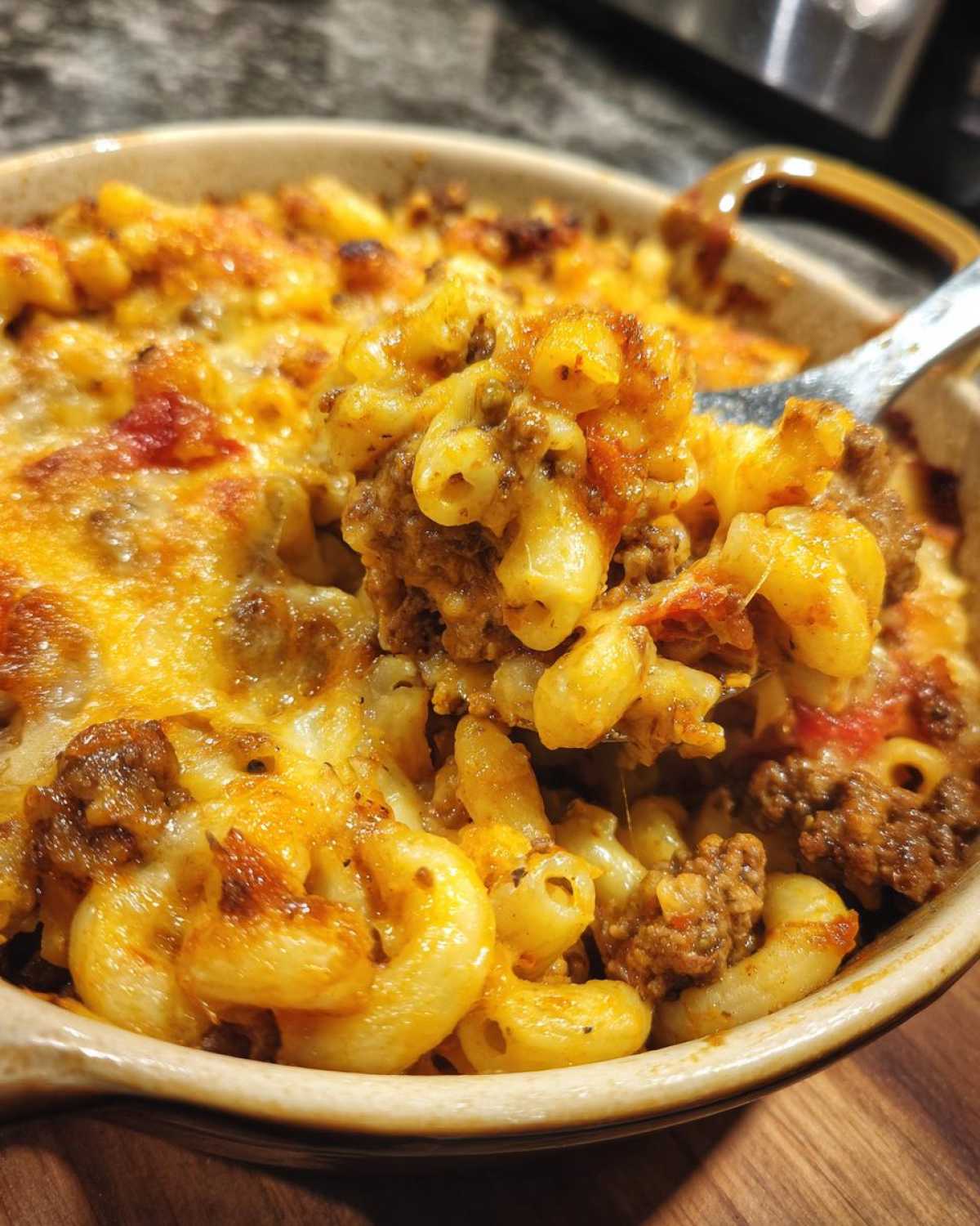 Cheesy Hamburger Casserole - detail 2