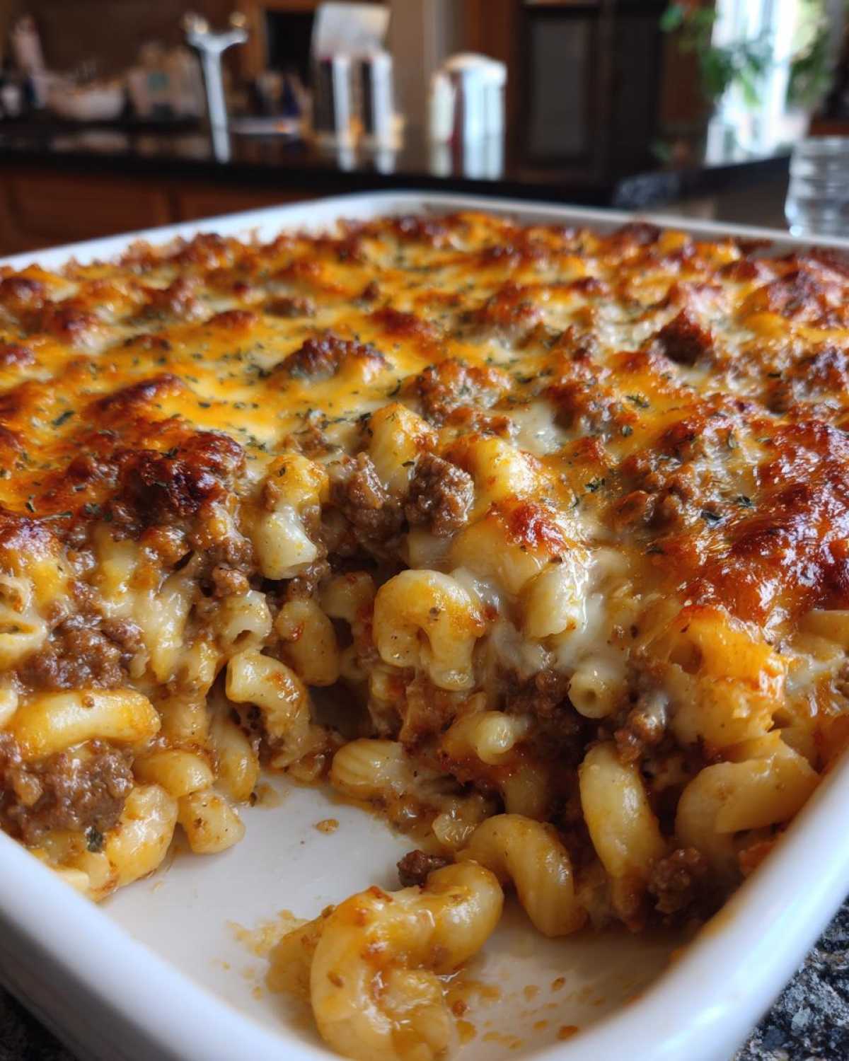 Cheesy Hamburger Casserole - detail 4