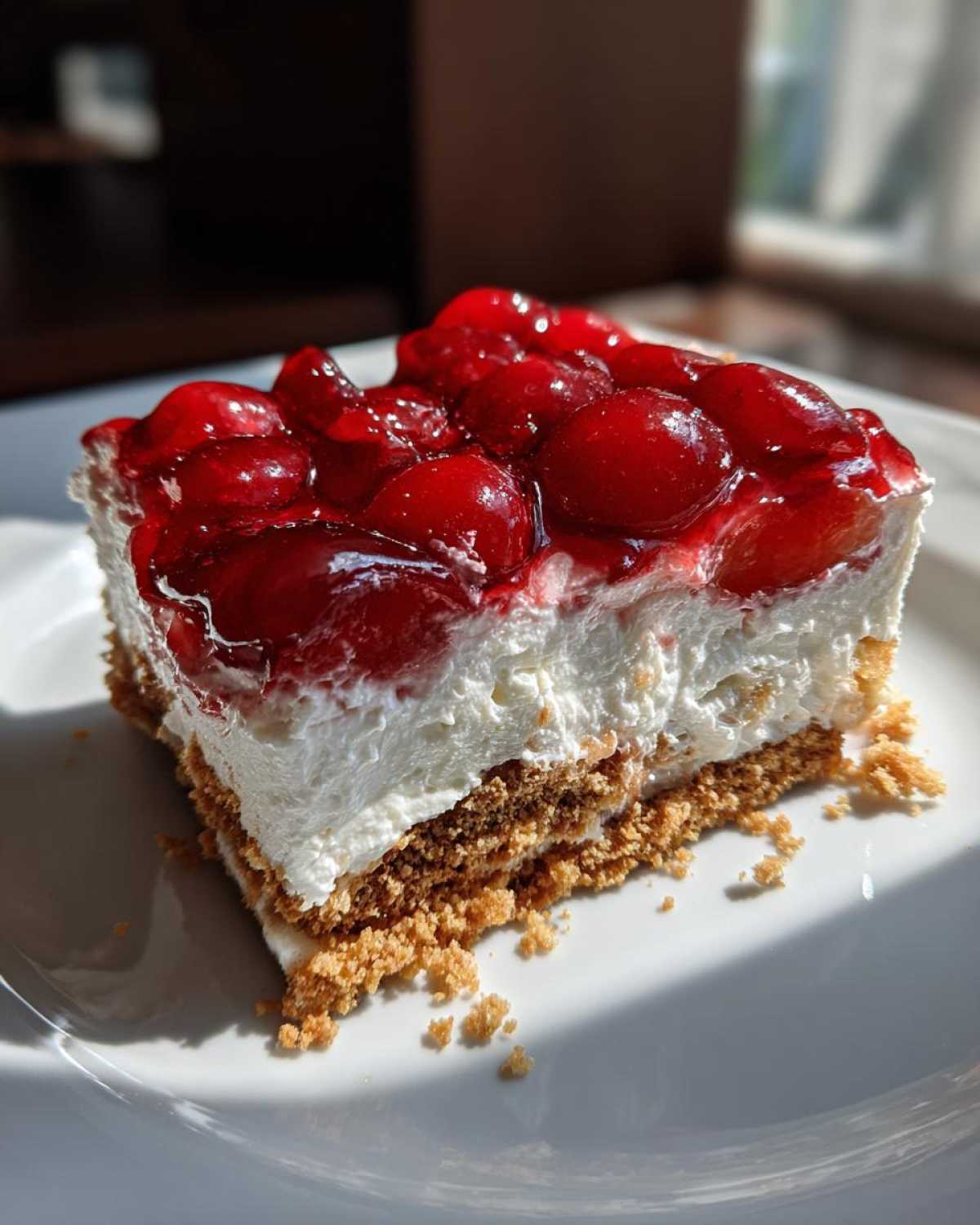Cherry Cheesecake Icebox Cake - detail 2