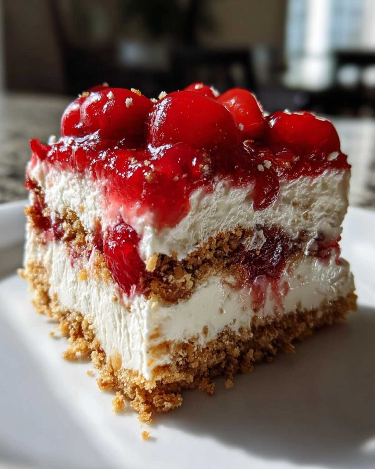Cherry Cheesecake Icebox Cake - detail 4