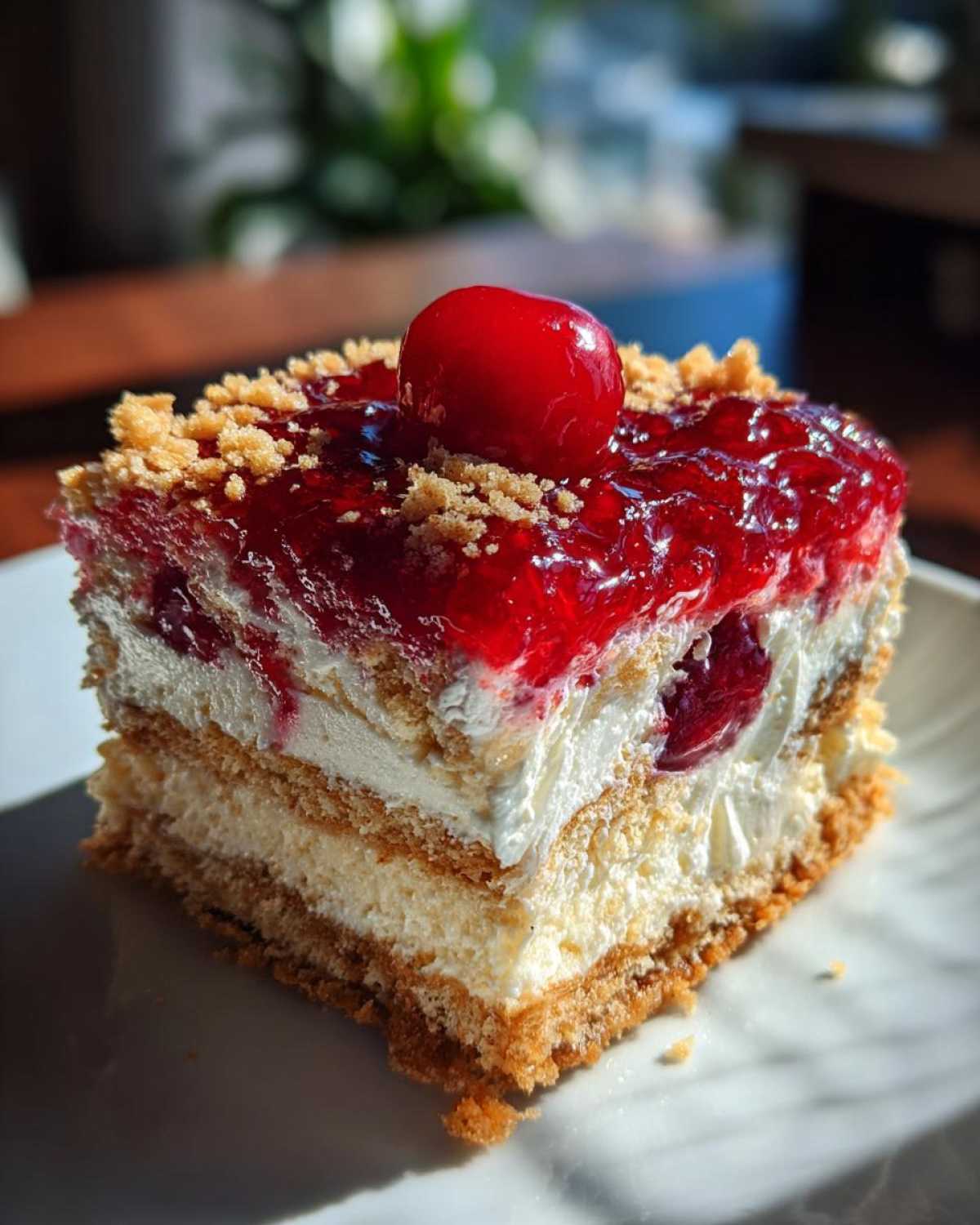 Cherry Cheesecake Icebox Cake - detail 3