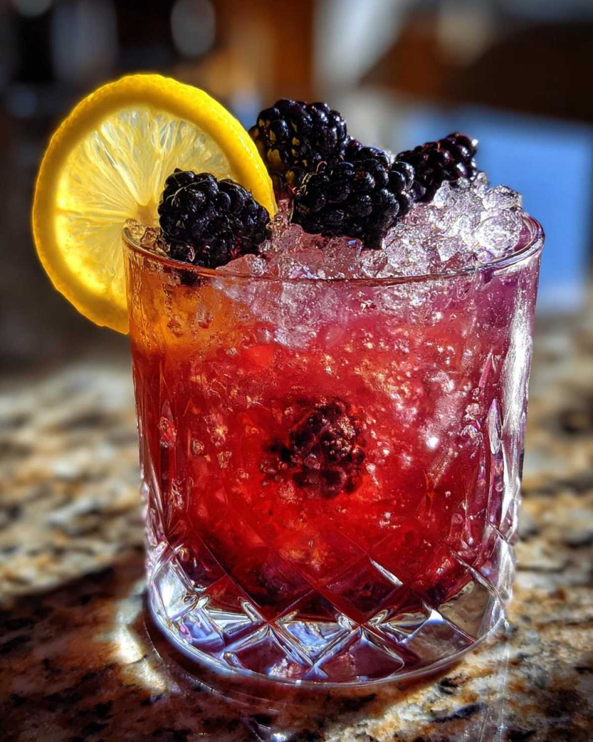 Classic Bramble Cocktail - detail 1