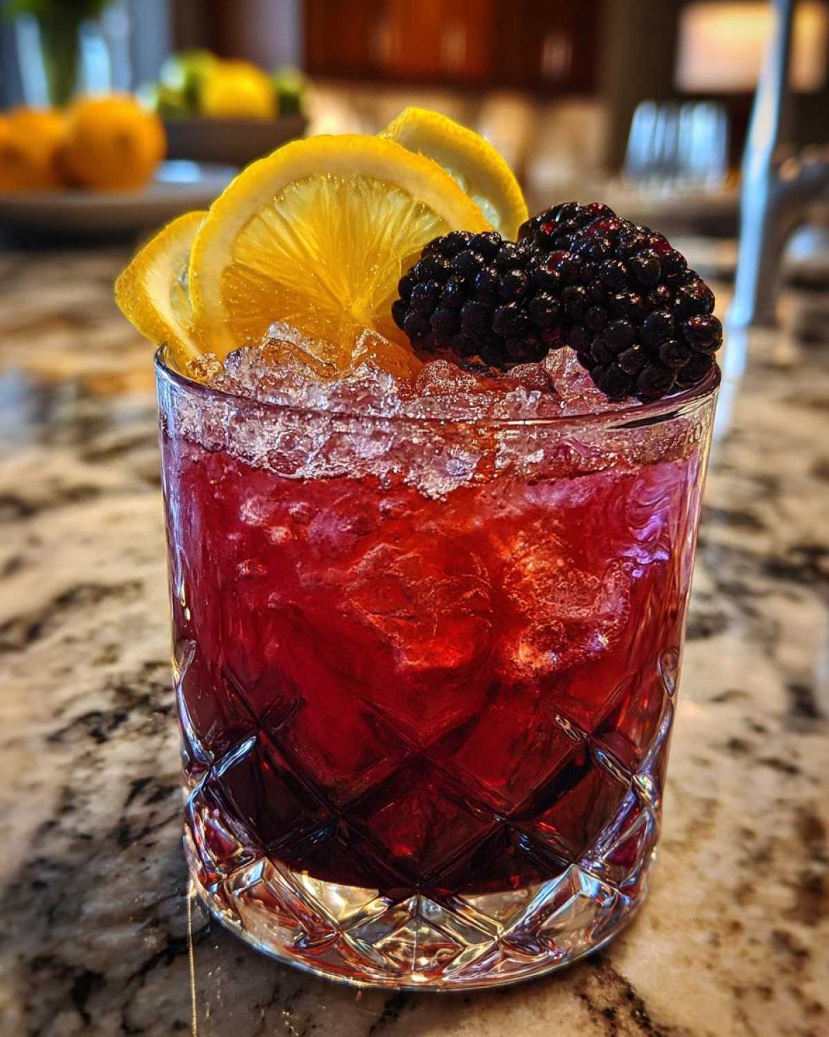 Classic Bramble Cocktail - detail 2