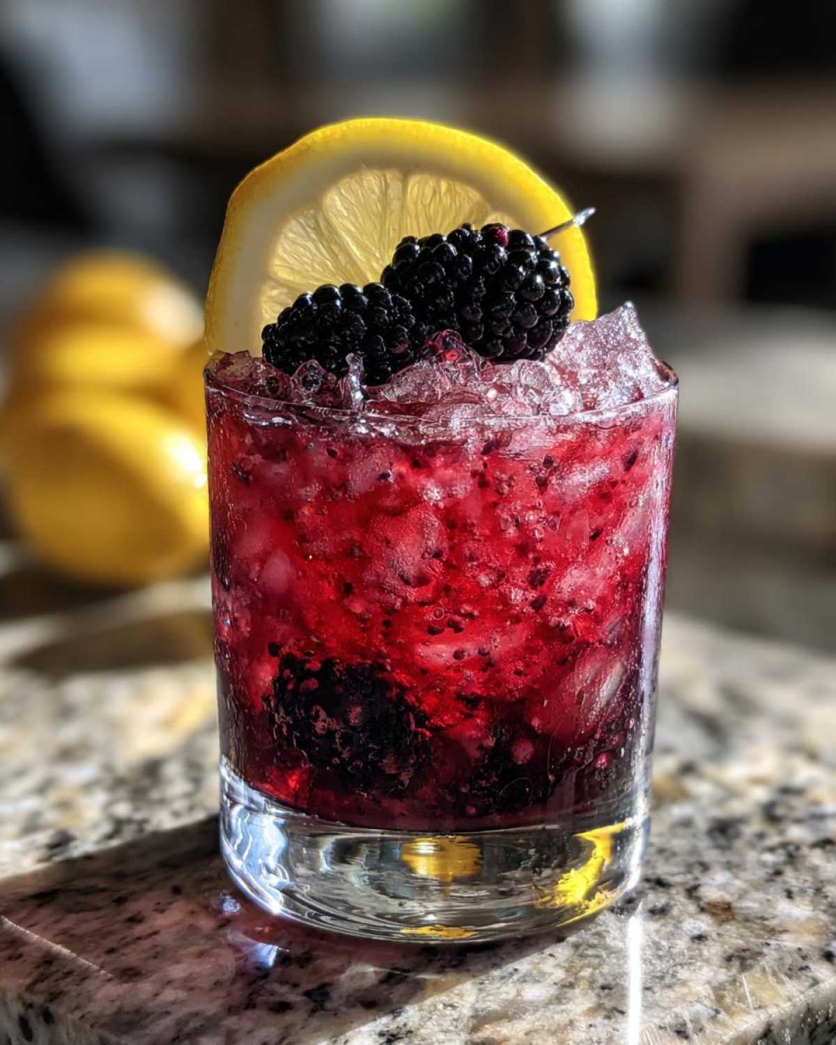 Classic Bramble Cocktail - detail 3