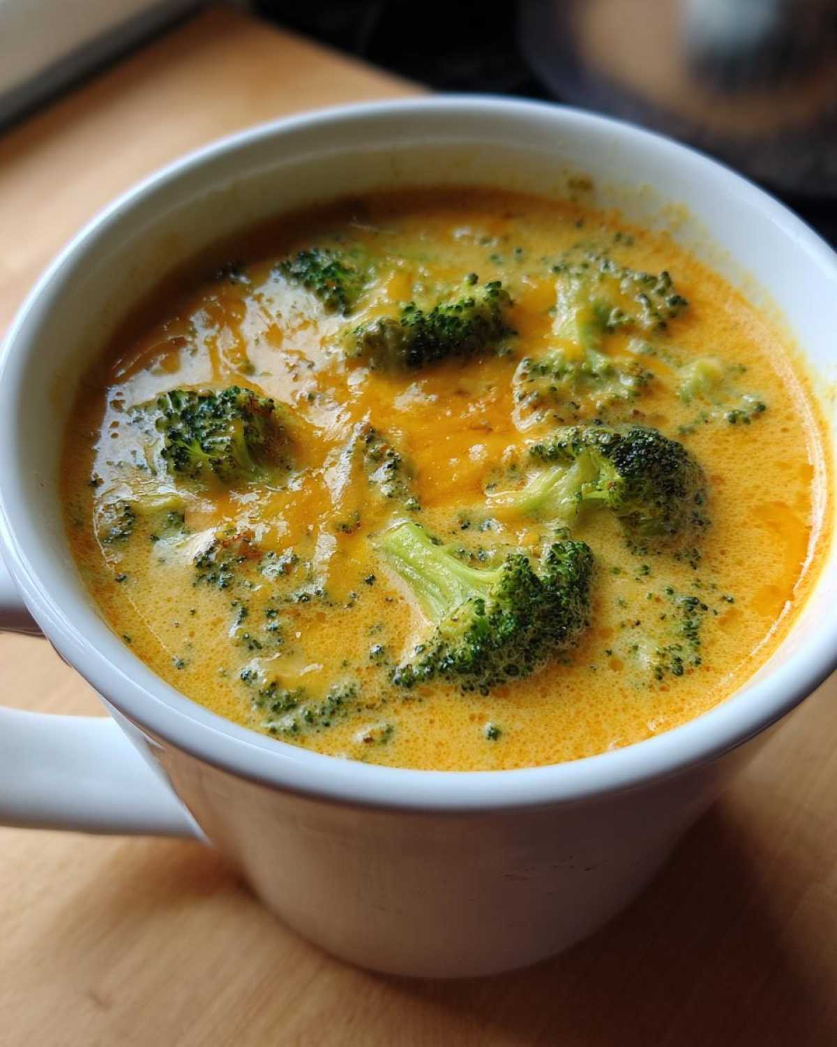 Copycat Panera Broccoli Cheddar Soup - detail 3
