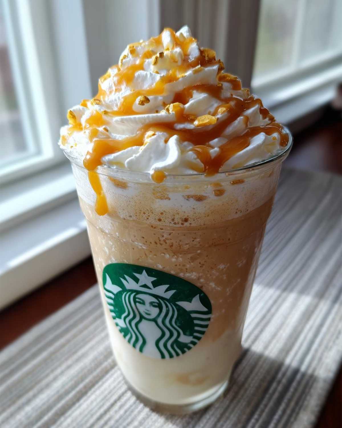 Copycat Starbucks Caramel Frappuccino - detail 3