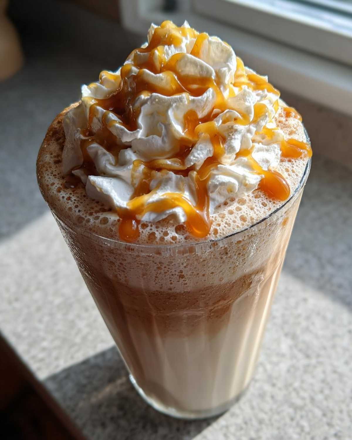 Copycat Starbucks Caramel Frappuccino - detail 4