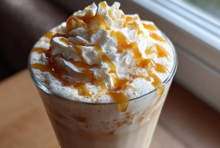 Copycat Starbucks Caramel Frappuccino