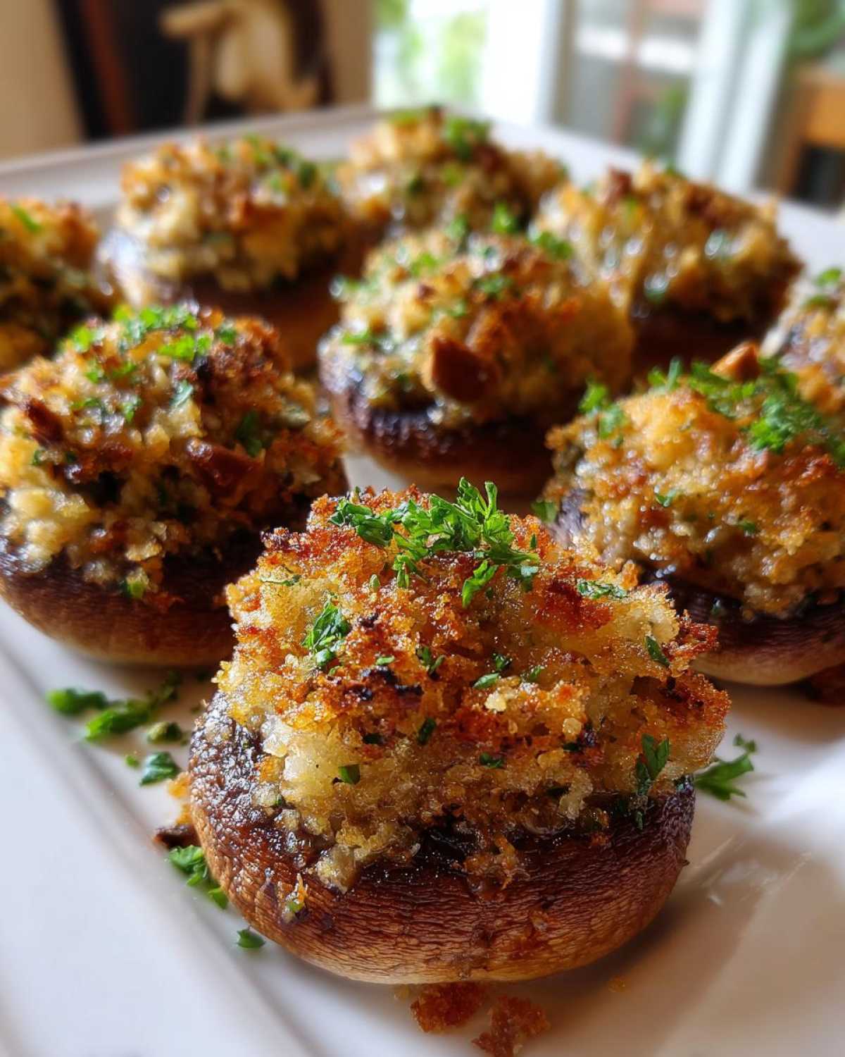 Copycat Stuffed Mushrooms - detail 3