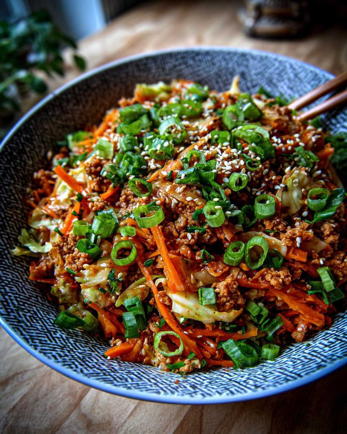 Egg Roll in a Bowl - detail 2