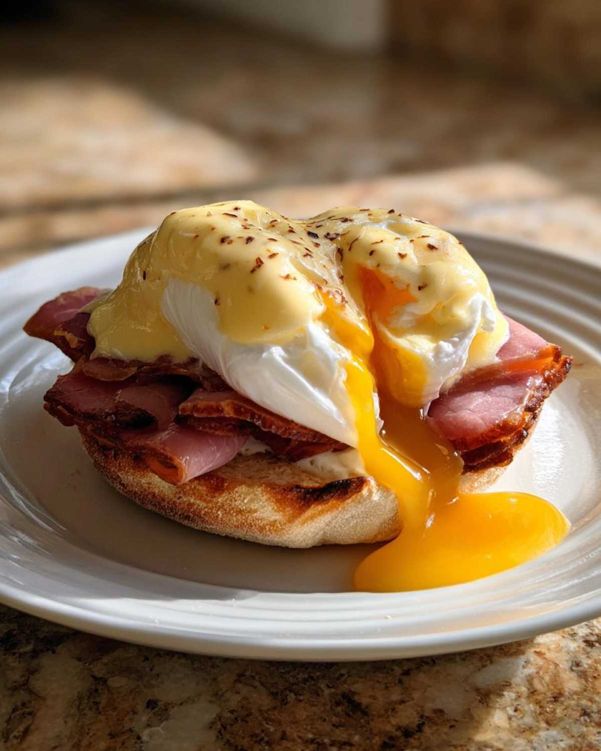 Eggs Benedict - detail 1