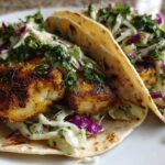 Fish Tacos with Cilantro Slaw
