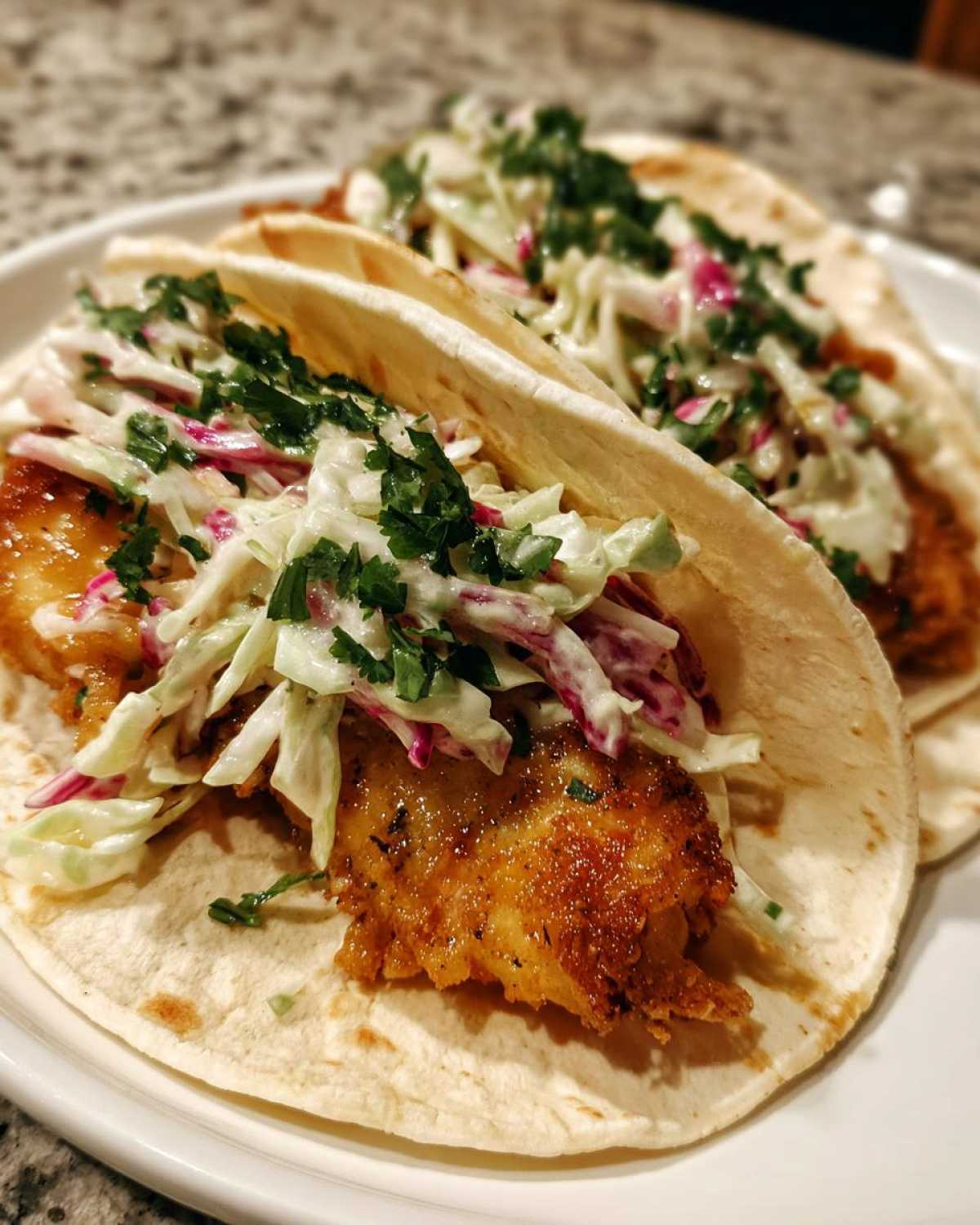Fish Tacos with Cilantro Slaw - detail 4