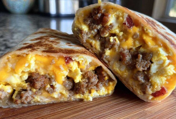 Freezer Breakfast Burritos