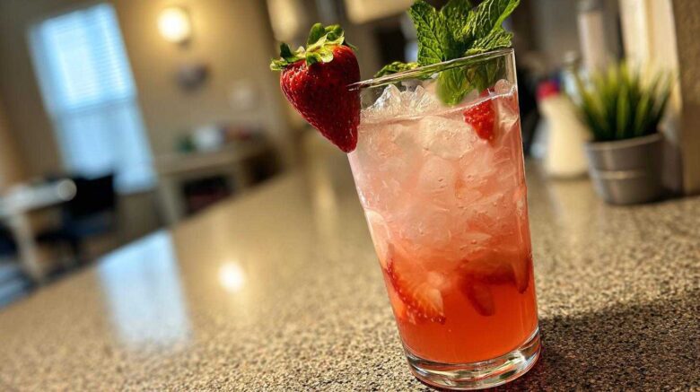 Homemade Strawberry Lemonade