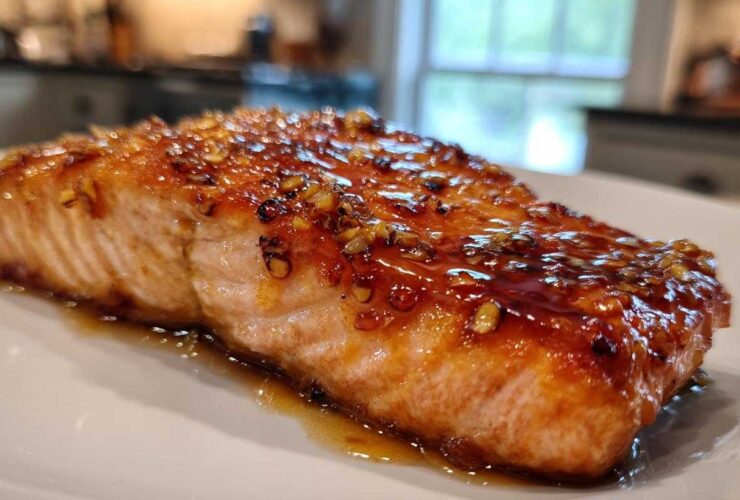 Honey Garlic Glazed Salmon