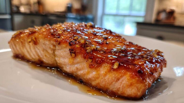 Honey Garlic Glazed Salmon