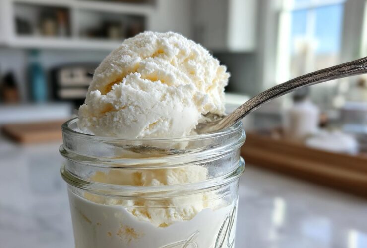 Mason Jar Ice Cream