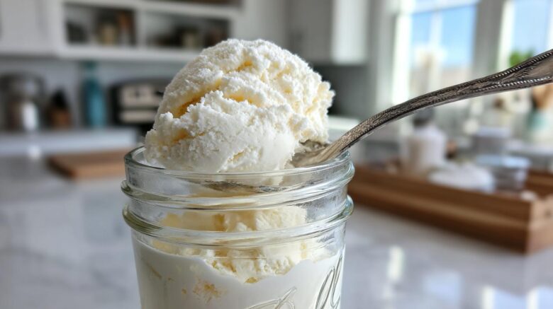 Mason Jar Ice Cream