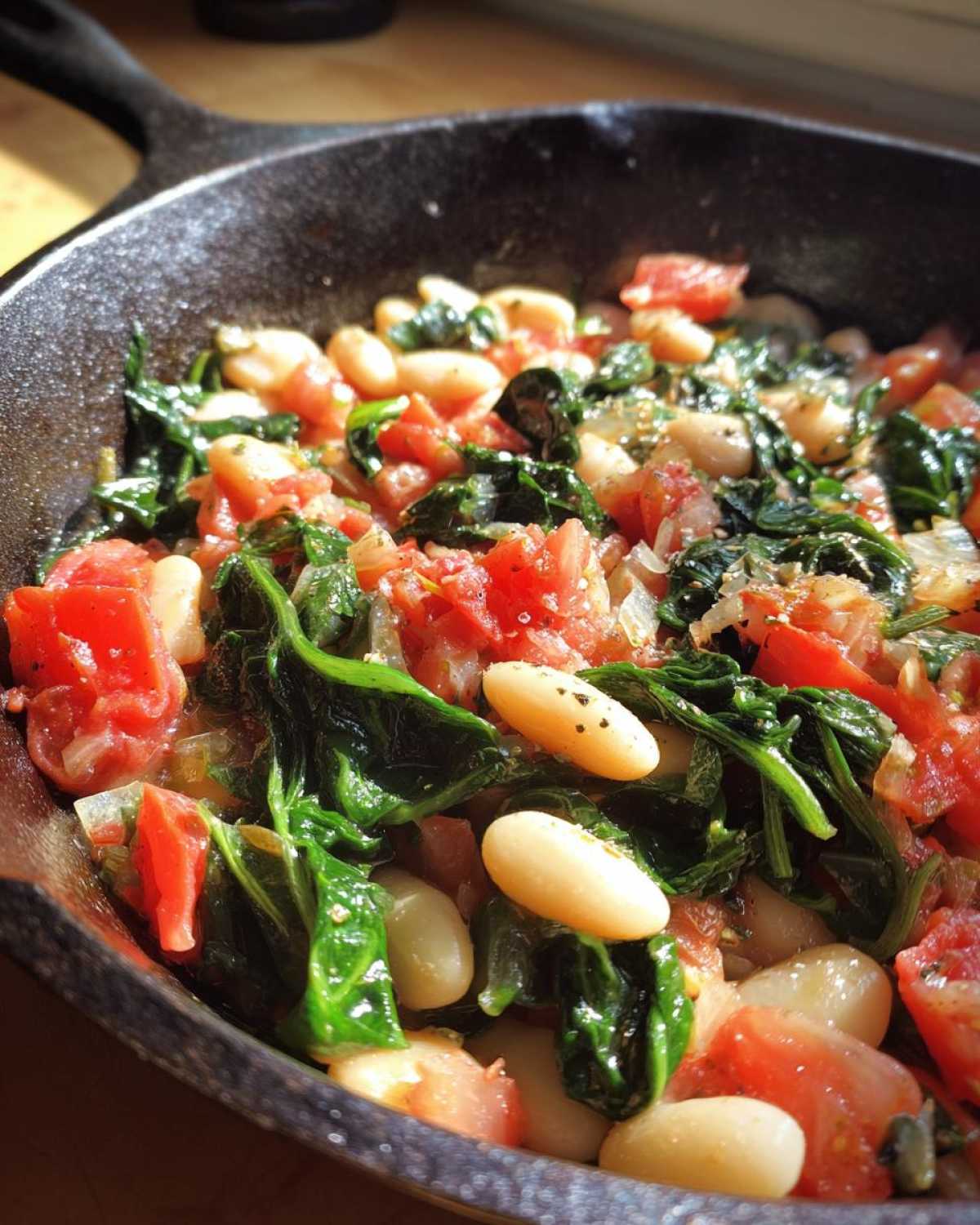 Mediterranean White Beans & Greens - detail 1