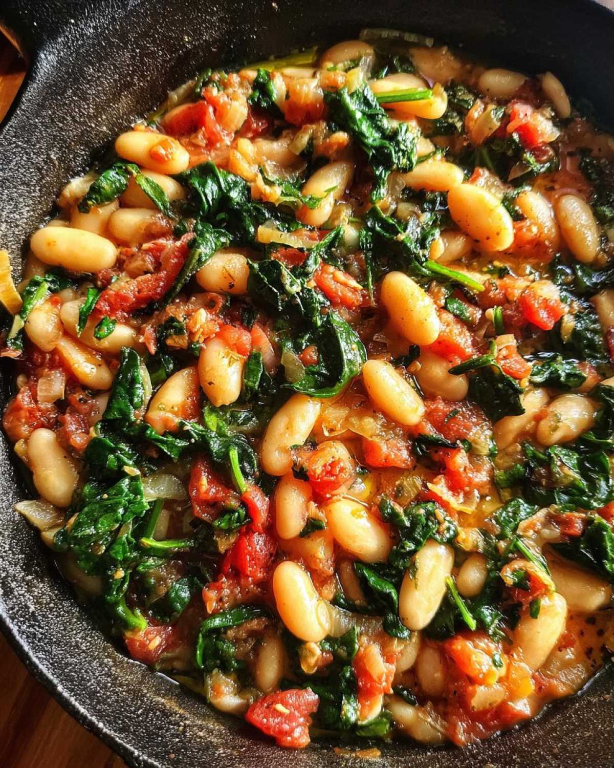 Mediterranean White Beans & Greens - detail 3