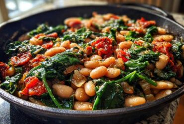 Mediterranean White Beans & Greens