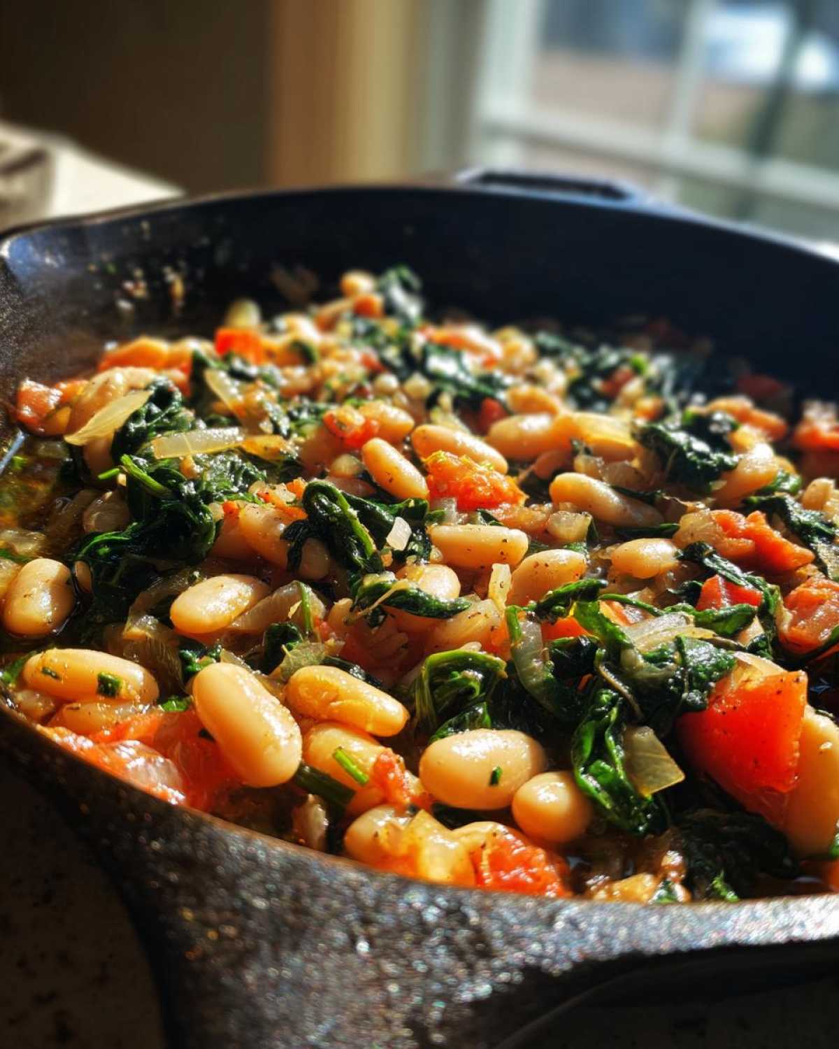 Mediterranean White Beans & Greens - detail 4