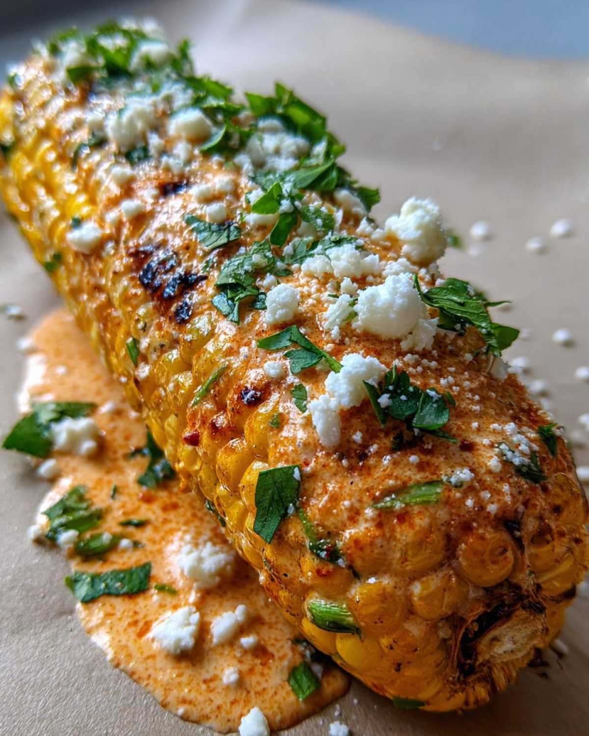 Mexican Street Corn (Elote) - detail 2