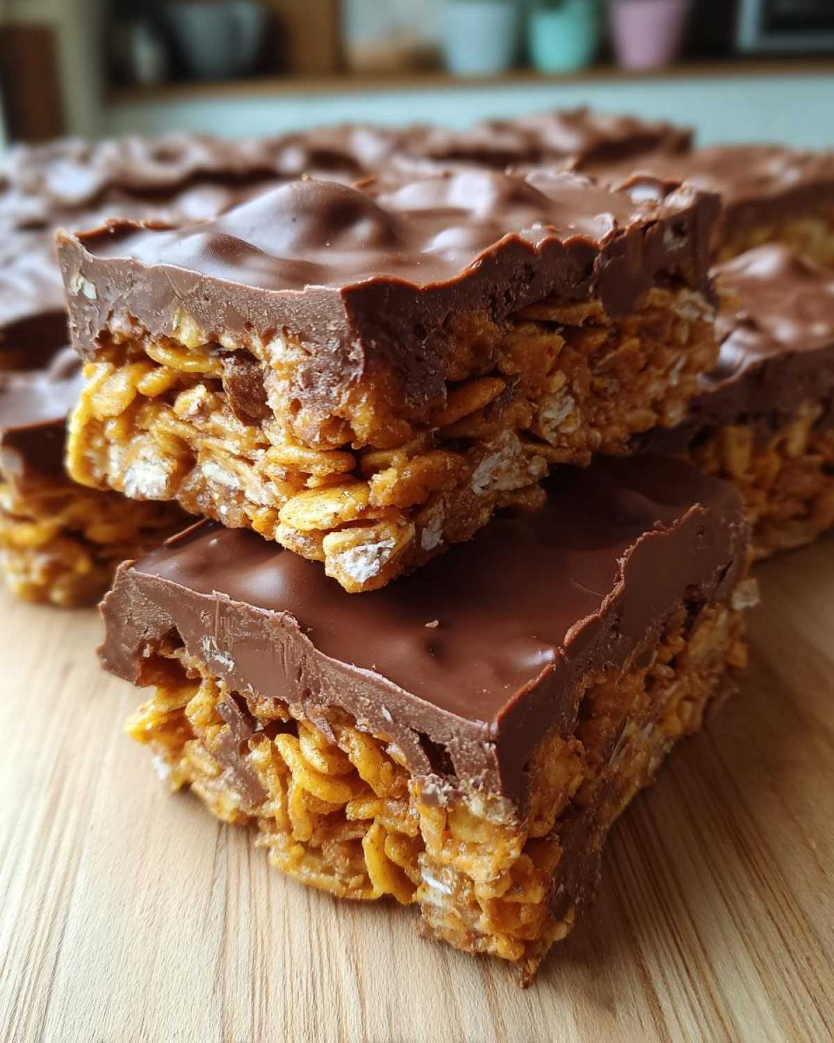 No-Bake Chocolate Cornflake Bars - detail 4
