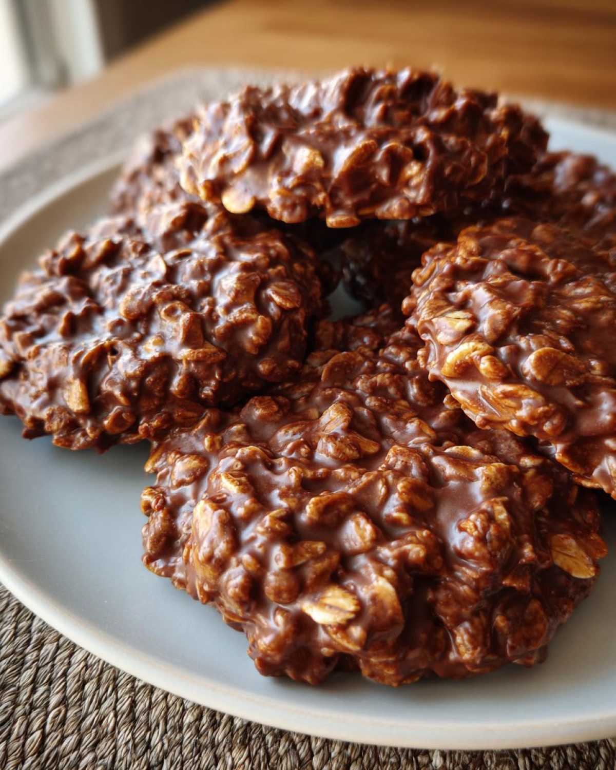 No-Bake Oatmeal Chocolate Cookies - detail 1
