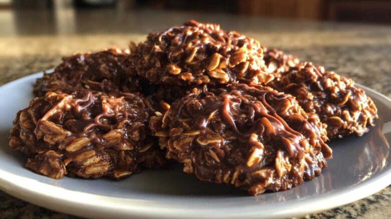 No-Bake Oatmeal Chocolate Cookies