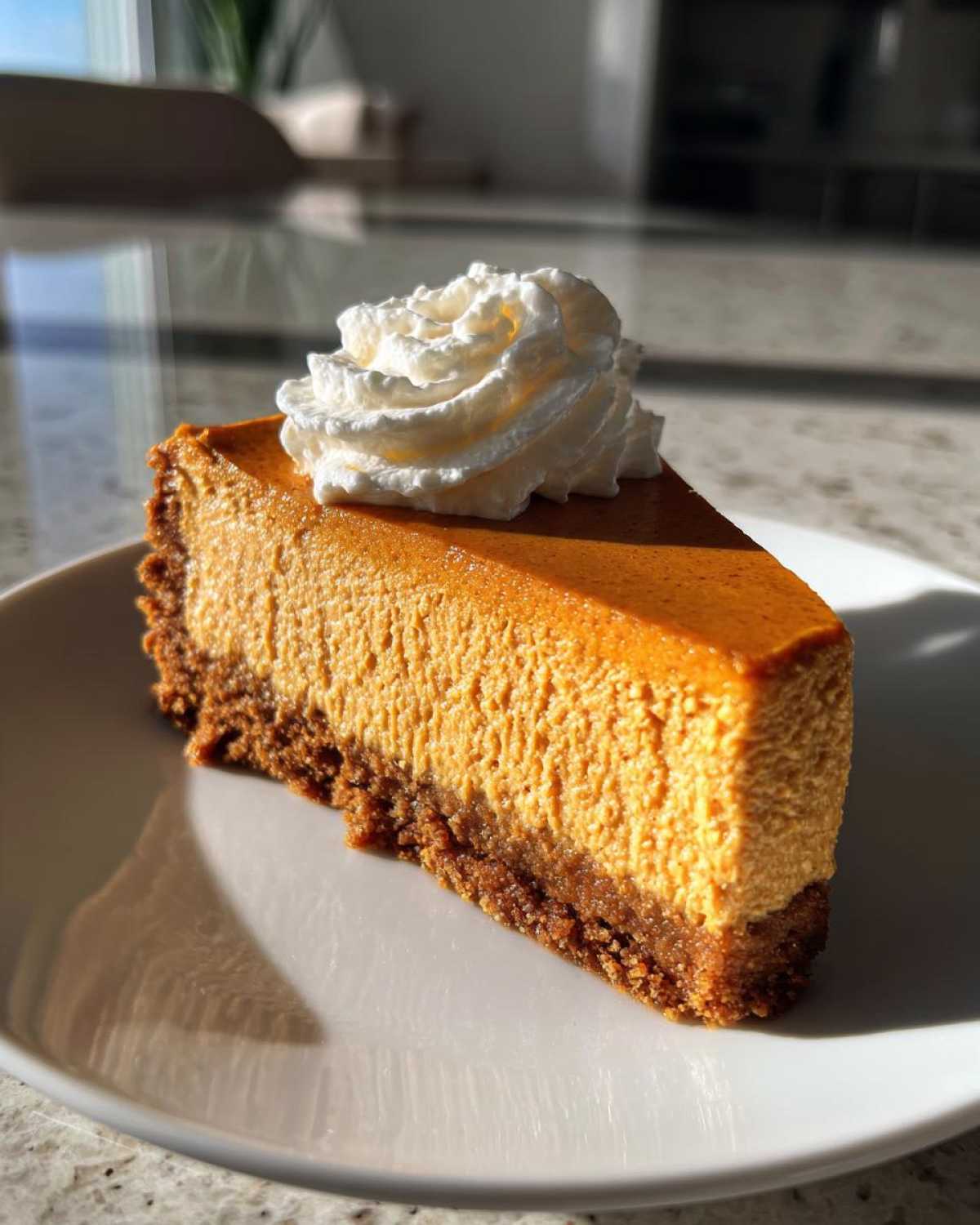 No-Bake Pumpkin Cheesecake - detail 1