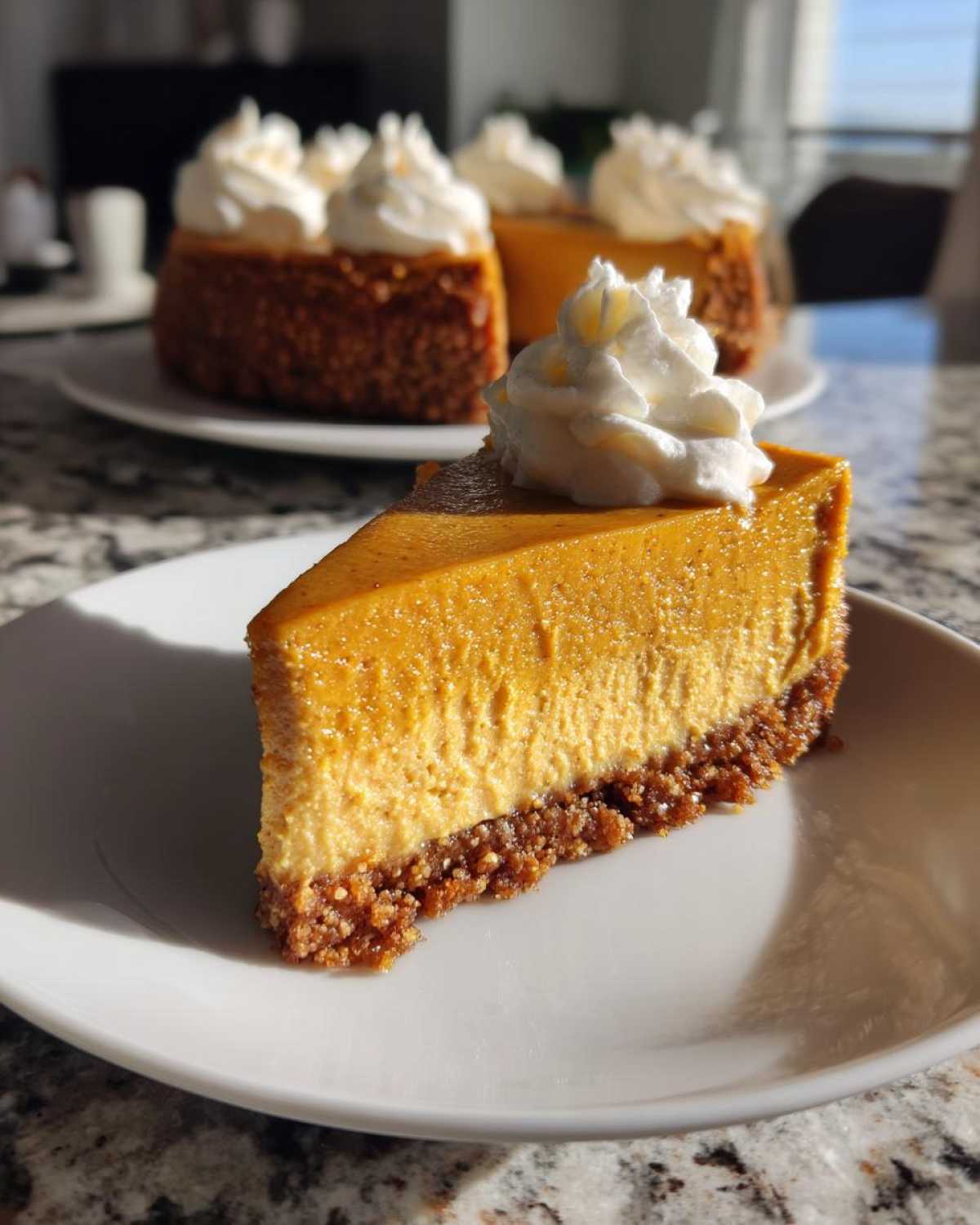 No-Bake Pumpkin Cheesecake - detail 2