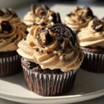 Oreo & Peanut Butter Brownie Cupcakes