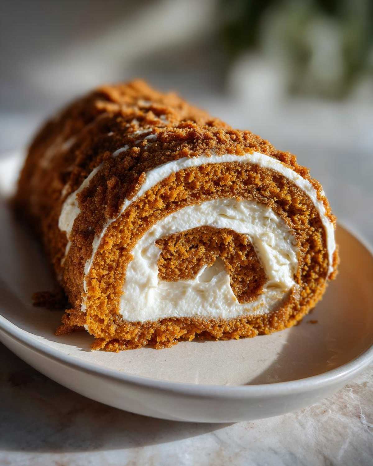 Pumpkin Roll Cake - detail 2