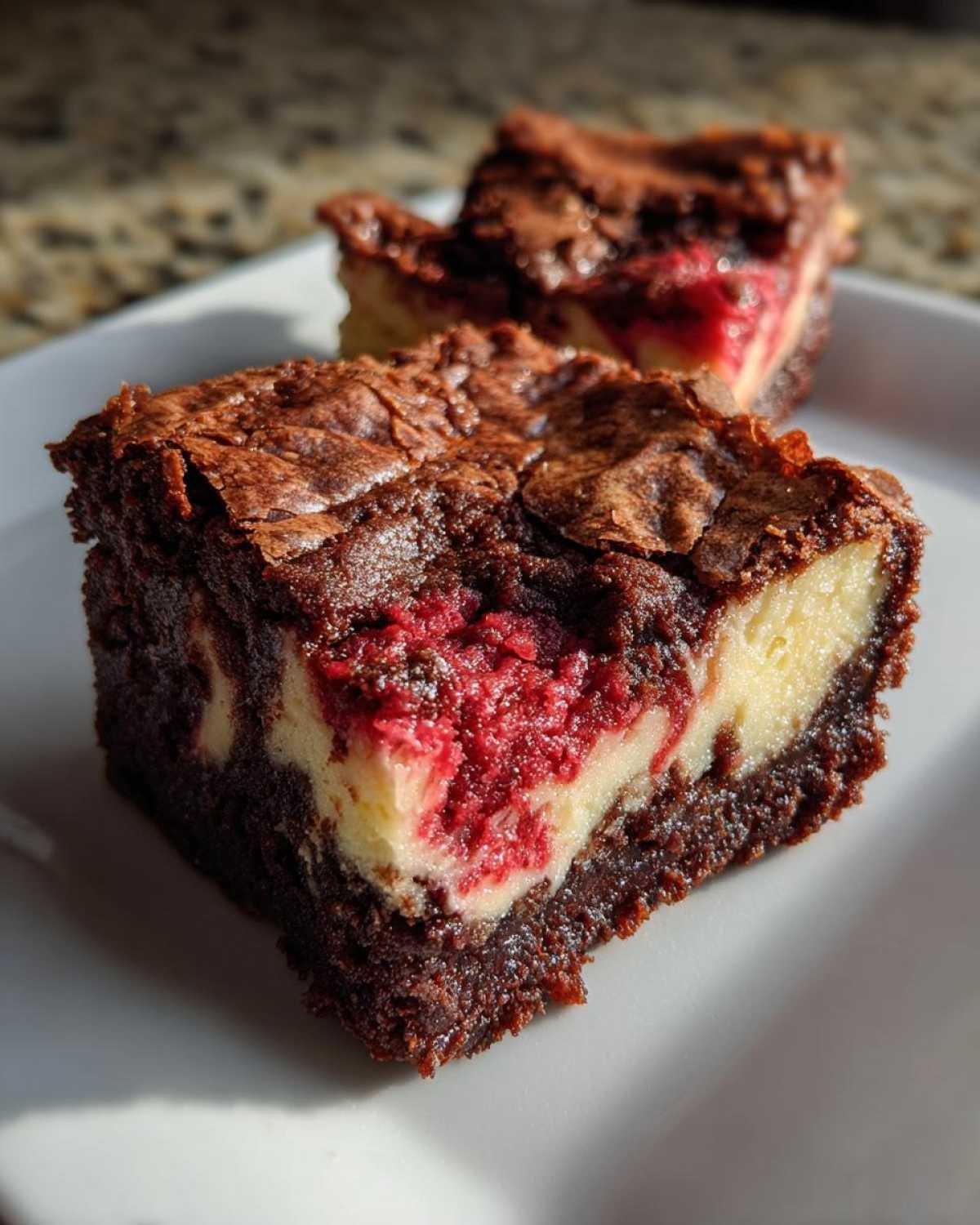 Red Velvet Cheesecake Brownies - detail 3