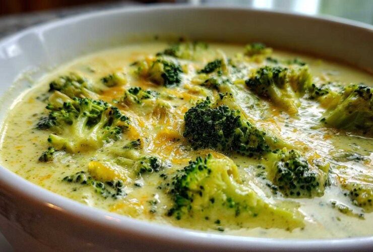 Slow-Cooker Broccoli Cheese Soup
