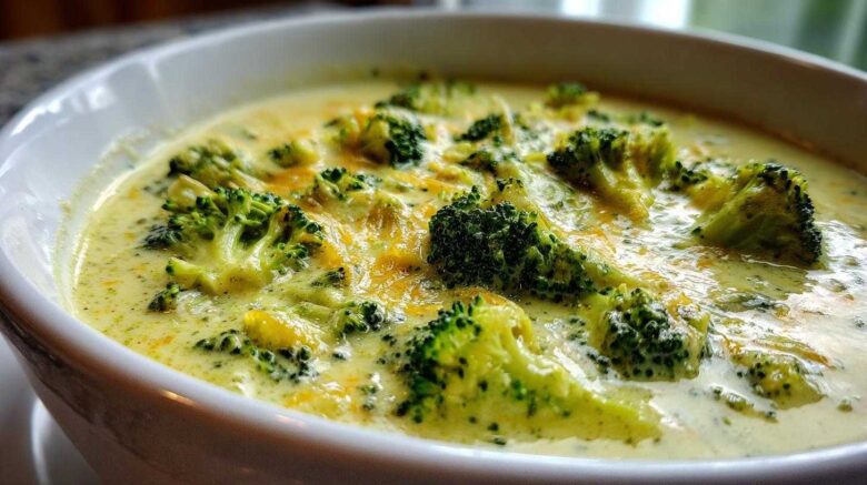 Slow-Cooker Broccoli Cheese Soup