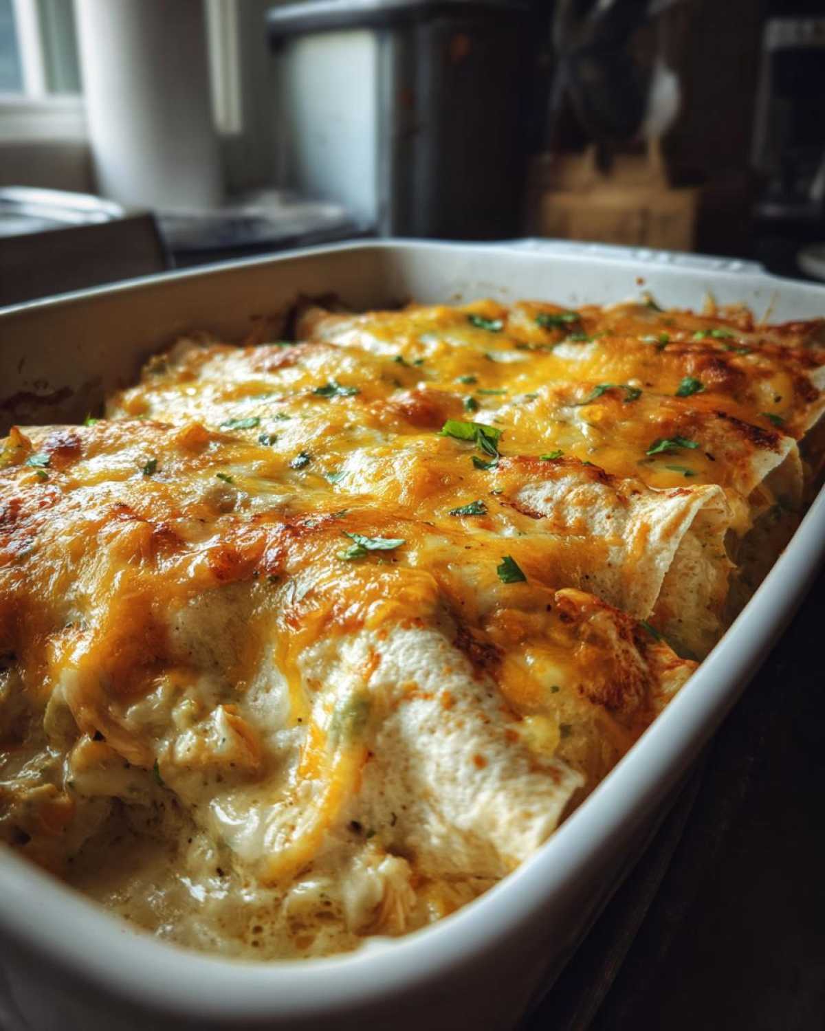 Sour Cream Chicken Enchiladas - detail 2