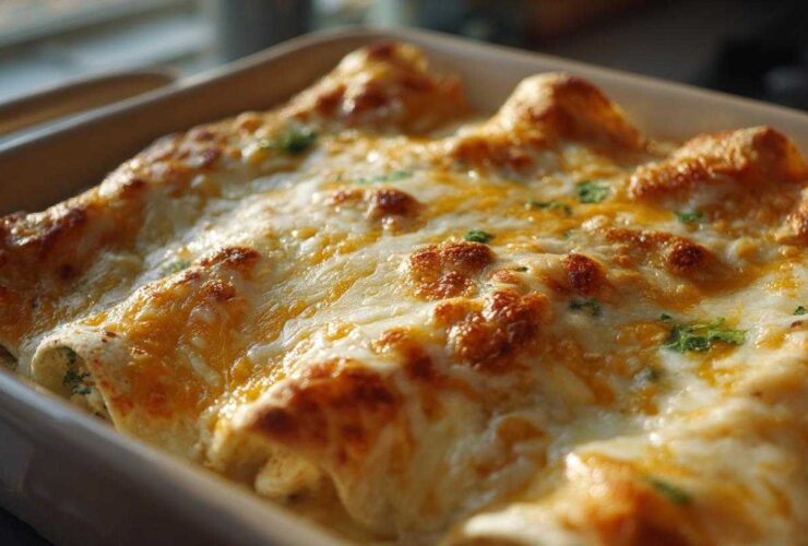 Sour Cream Chicken Enchiladas