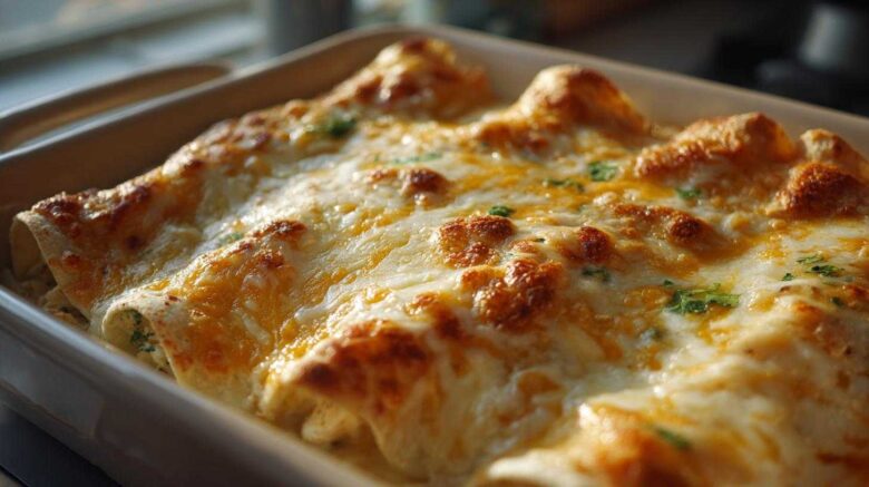 Sour Cream Chicken Enchiladas