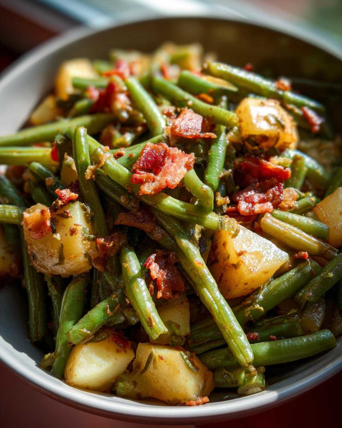 Southern Green Beans & Potatoes - detail 1