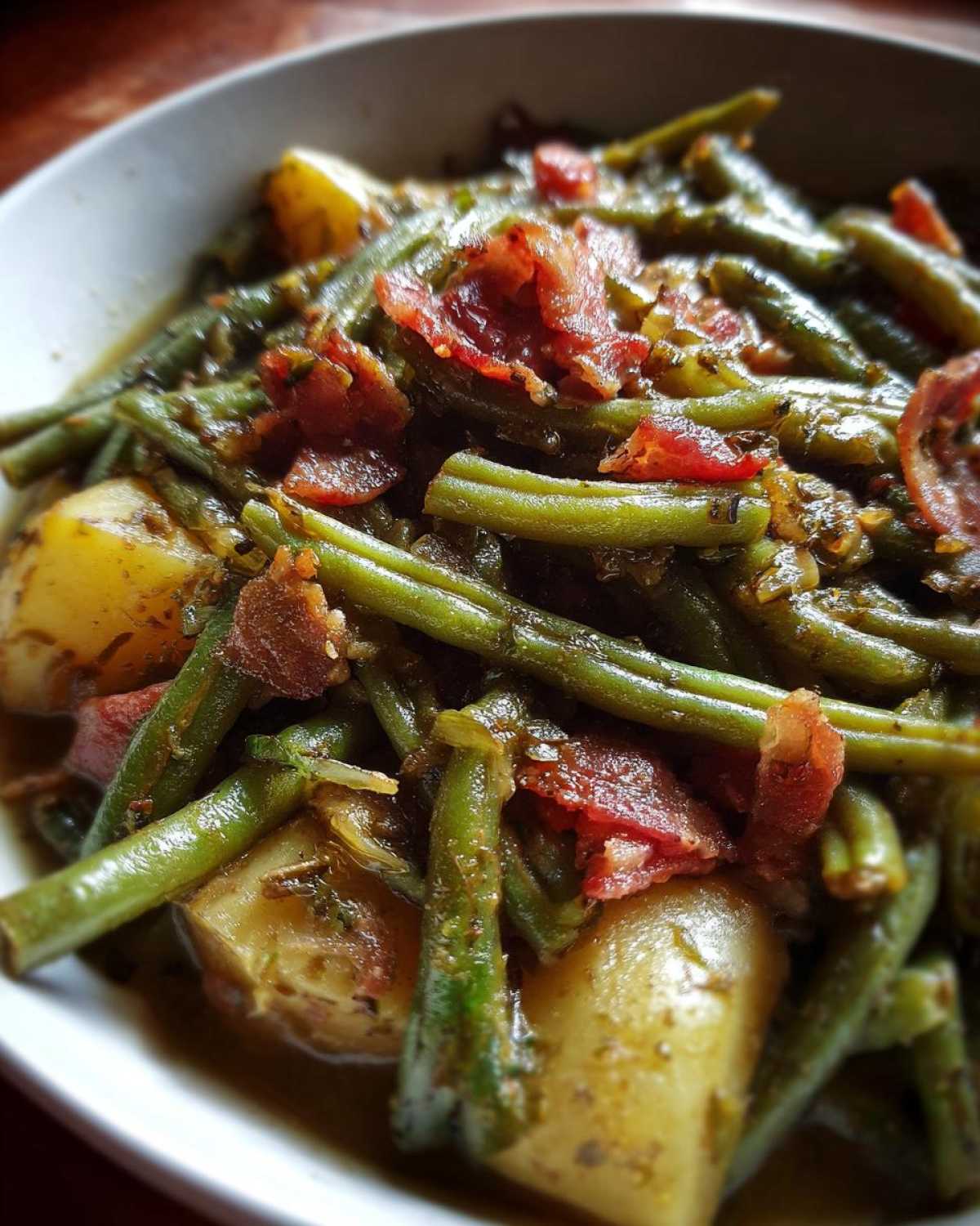 Southern Green Beans & Potatoes - detail 3