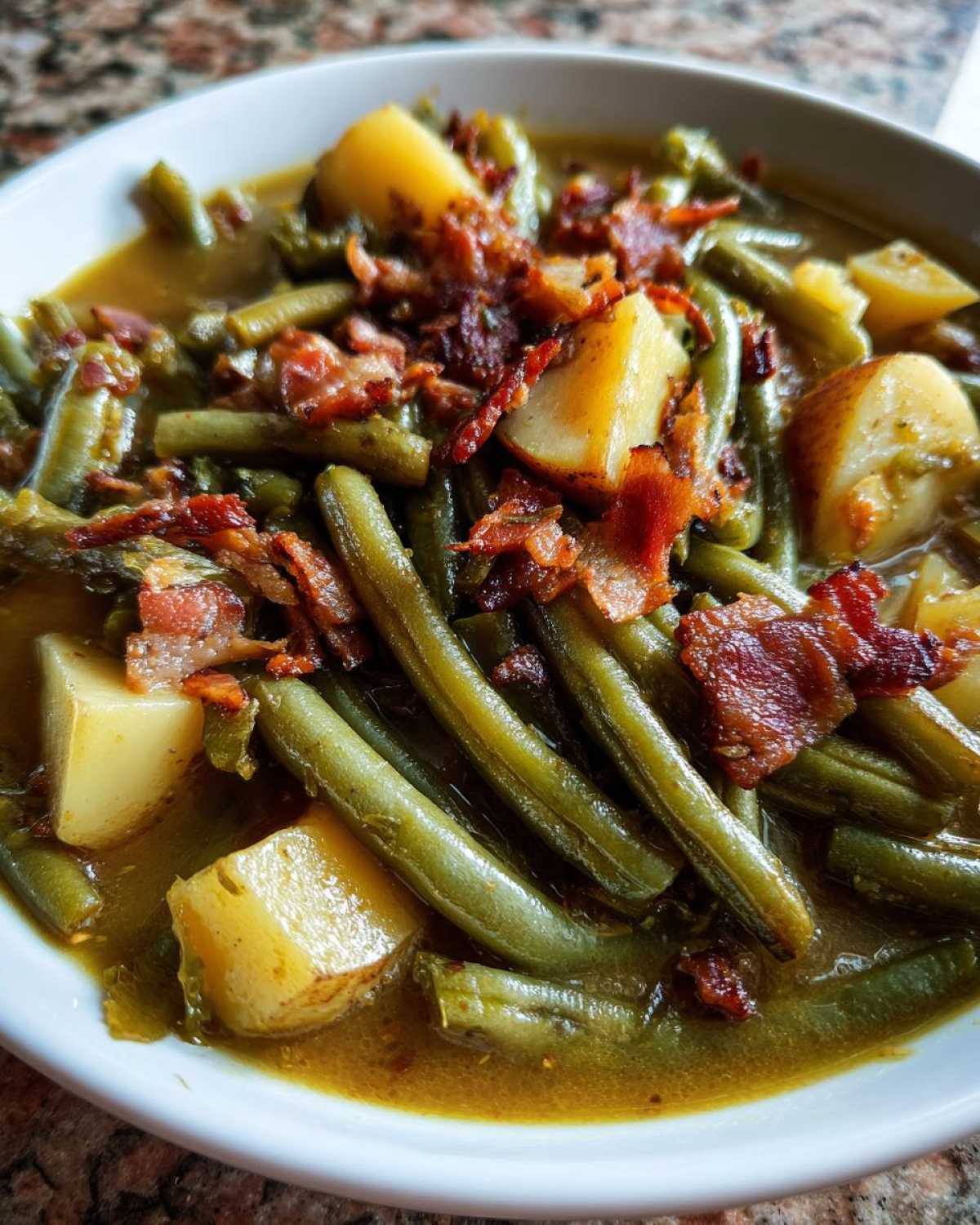Southern Green Beans & Potatoes - detail 4
