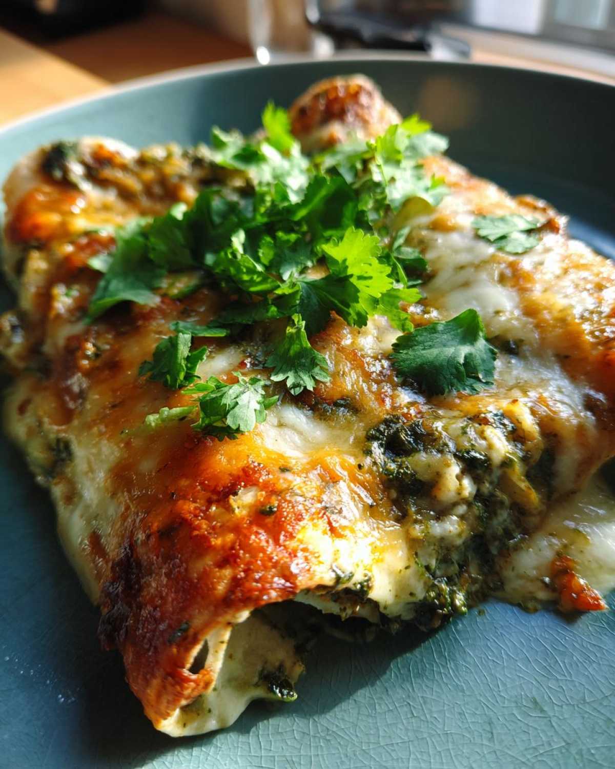 Spinach Enchiladas - detail 1