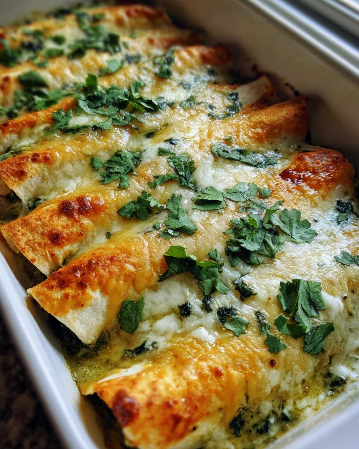 Spinach Enchiladas - detail 2